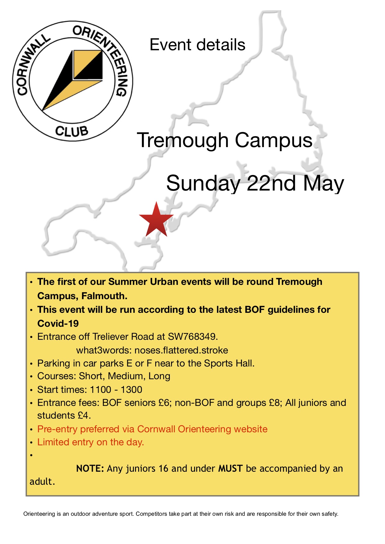 Flyer for Tremough event